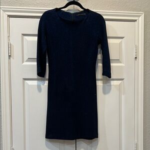 Elegant Navy Blue Dress